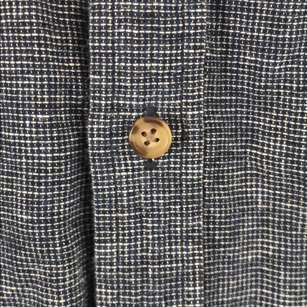 Blue button up - Picture 3 of 4